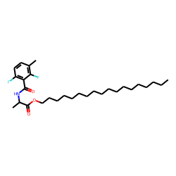 D-Alanine, N-(2,6-difluoro-3-methylbenzoyl)-, octadecyl ester