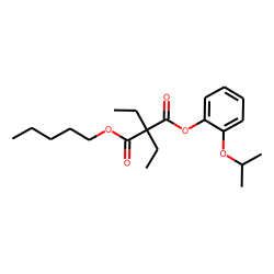 Diethylmalonic acid, 2-isopropoxyphenyl pentyl ester