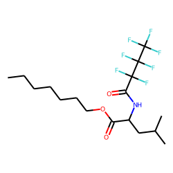 l-Leucine, n-heptafluorobutyryl-, heptyl ester