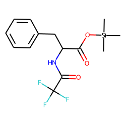 l-Phenylalanine, N-(trifluoroacetyl)-, trimethylsilyl ester