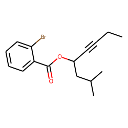 2-Bromobenzoic acid, 2-methyloct-5-yn-4-yl ester