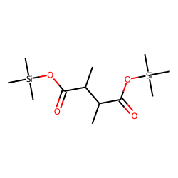 meso-Butanedioic acid, 2,3-dimethyl-, bis(trimethylsilyl) ester