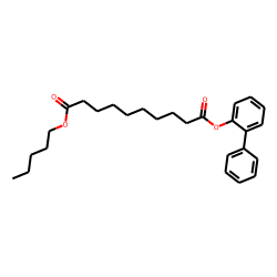 Sebacic acid, pentyl 2-phenylphenyl ester