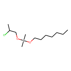 Silane, dimethyl(2-chloropropoxy)heptyloxy-