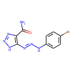 1H-1,2,3-triazole-4-carboxamide, 5-[3-(p-bromophenyl)-1-triazeno]-