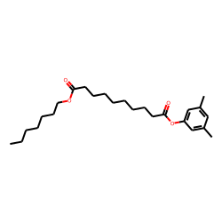 Sebacic acid, 3,5-dimethylphenyl heptyl ester
