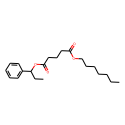 Glutaric acid, heptyl 1-phenylpropyl ester