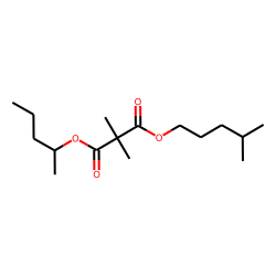 Dimethylmalonic acid, isohexyl 2-pentyl ester