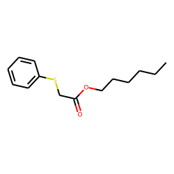 (Phenylthio)acetic acid, hexyl ester