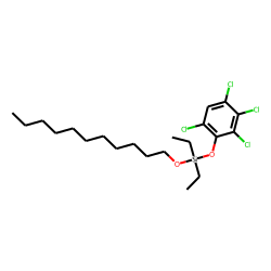 Silane, diethyl(2,3,4,6-tetrachlorophenoxy)undecyloxy-