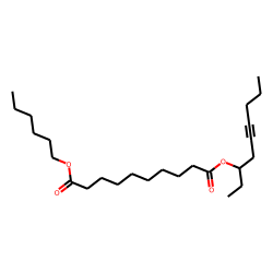 Sebacic acid, hexyl non-5-yn-3-yl ester