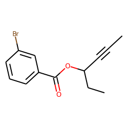 3-Bromobenzoic acid, hex-4-yn-3-yl ester