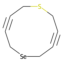 1-Thia-6-selenacyclodeca-3,8-diyne