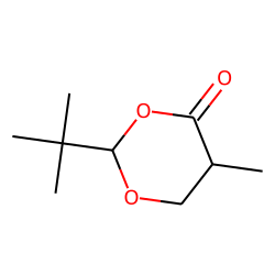 1,3-Dioxan-4-one, 2-(1,1-dimethylethyl)-5-methyl-, (2s-cis)-