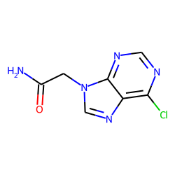 Acetamide, 6(9h)-chloropurine-9-yl-