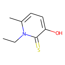 2(1H)-Pyridinethione, 1-ethyl-3-hydroxy-6-methyl-
