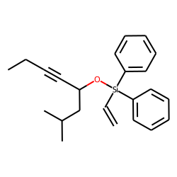 4-Diphenylethenylsilyloxy-2-methyloct-5-yne