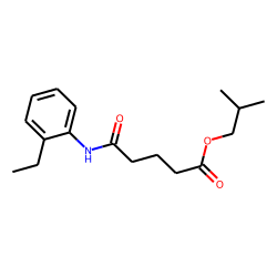 Glutaric acid, monoamide, N-(2-ethylphenyl)-, isobutyl ester