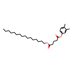 Glutaric acid, 3,4-dimethylphenyl hexadecyl ester