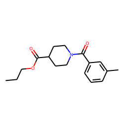 Isonipecotic acid, N-(3-methylbenzoyl)-, propyl ester
