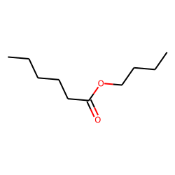 Hexanoic acid, butyl ester