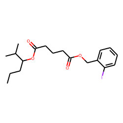Glutaric acid, 2-iodobenzyl 2-methylhex-3-yl ester