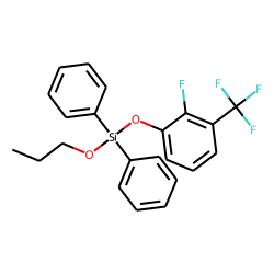 Silane, diphenyl(2-fluoro-3-trifluoromethylphenoxy)propoxy-