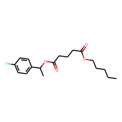 Glutaric acid, 1-(4-fluorophenyl)ethyl pentyl ester