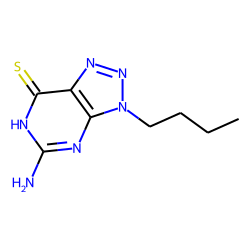 Triazolo [4,5-d]pyrimidine-,3h-v-,7(6h)-thione-, 5-amino-3-butyl-