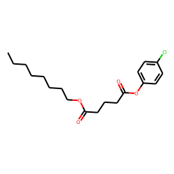Glutaric acid, 4-chlorophenyl octyl ester