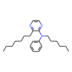 2-(N-n-hexylanilino)-3-(n-heptyl) pyrazine