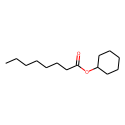 Octanoic acid, cyclohexyl ester