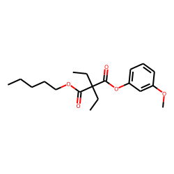 Diethylmalonic acid, 3-methoxyphenyl pentyl ester