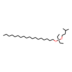 Silane, diethyl(3-methylbutoxy)octadecyloxy-