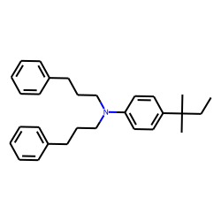 P-tert-amyl-n,n-bis(3-phenylpropyl)aniline