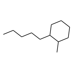 Cyclohexane, 1-methyl-2-pentyl-