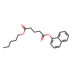 Glutaric acid, 1-naphthyl pentyl ester