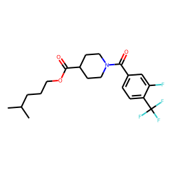 Isonipecotic acid, N-(3-fluoro-4-trifluoromethylbenzoyl)-, isohexyl ester