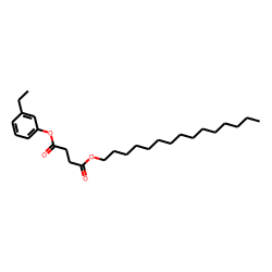 Succinic acid, 3-ethylphenyl pentadecyl ester