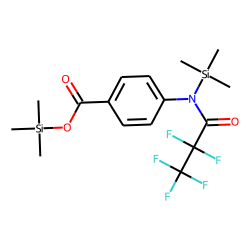 4-Aminobenzoic acid, N-pentafluoropropionyl-,N,O-bis( trimethylsilyl)-