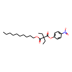 Diethylmalonic acid, decyl 4-nitrophenyl ester