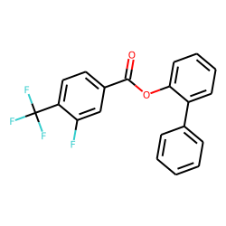 3-Fluoro-4-trifluoromethylbenzoic acid, 2-biphenyl ester