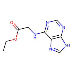 Glycine, n-(9h-purin-6-yl)-, ethyl ester