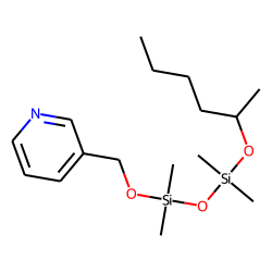 3-[(Pyrrol1,1,3,3-tetramethyl-3-[(1-methylpentyl)oxy]disiloxanylmorphooxy)methyl]pyridine