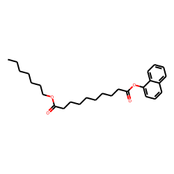 Sebacic acid, heptyl 1-naphthyl ester
