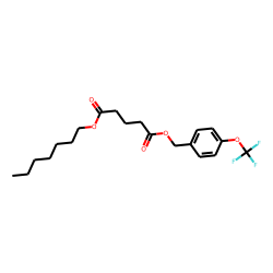Glutaric acid, heptyl 4-(trifluoromethoxy)benzyl ester