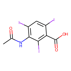 3-Acetamido-2,4,6-triiodobenzoic acid
