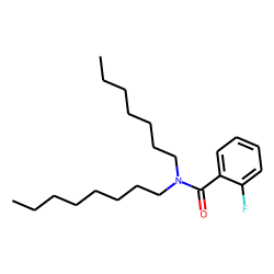 Benzamide, N-heptyl-N-octyl-2-fluoro-