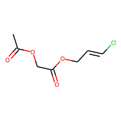 Acetoxyacetic acid, 3-chloroprop-2-enyl ester