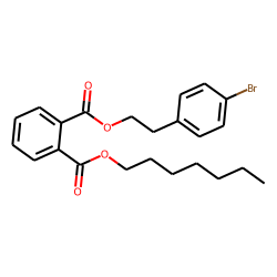 Phthalic acid, 2-(4-bromophenyl)ethyl heptyl ester